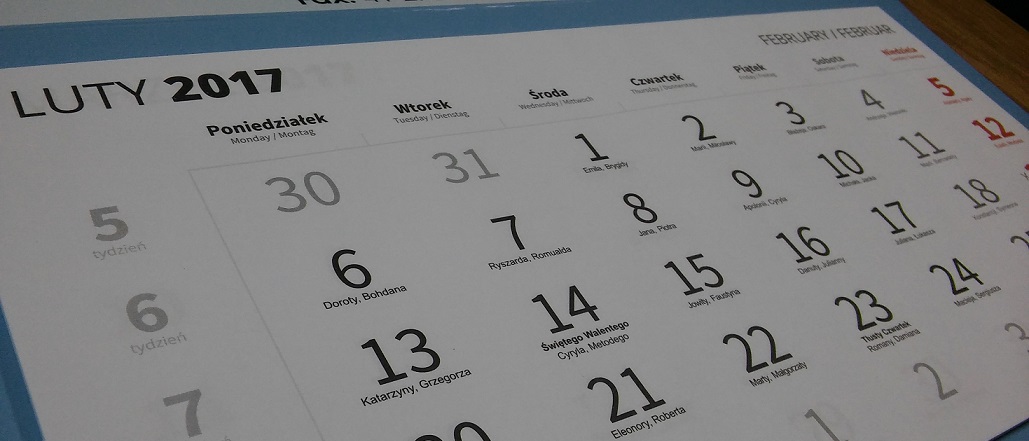 Ferie kalendarz