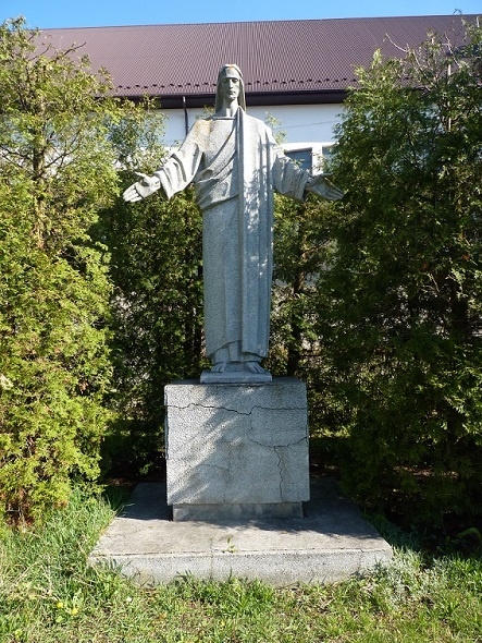 Figura Jezusa Chrystusa przy ulicy Św. Barbary